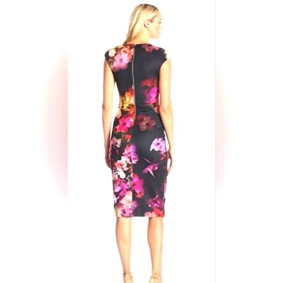 NWT! Ted Baker Catina Cascading Floral Sheath Ted 1(US 4) - Picture 2 of 15